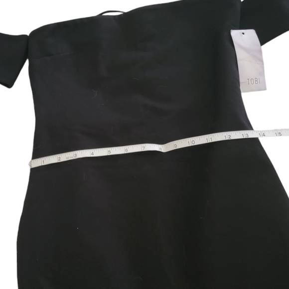 NWT  Tobi Black Dress - Picture 6 of 9